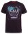 D555 NOVA Cali Surf Printed Crew Neck T-Shirt Plum - Pólók - Nagyméretű pólók - 2XL-14XL