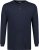 Adamo Sven Regular fit Serafino Long sleeve T-shirt Navy - Pólók - Nagyméretű pólók - 2XL-14XL