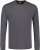 Adamo Floyd Comfort fit Long sleeve T-shirt Charcoal - Pólók - Nagyméretű pólók - 2XL-14XL