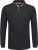 Adamo Peter Comfort fit Long sleeve Polo Black - Pólóingek - Galléros Pólók 2XL-8XL - Pólóingek 2XL-8XL