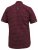 D555 DUNSTABLE S/S Micro AO Print Shirt Burgundy - Ingek - Ingek 2XL-10XL