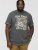 D555 BENNETT Dune Kings Buggy Printed Crew Neck T-Shirt Khaki - Pólók - Nagyméretű pólók - 2XL-14XL