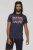 D555 DENNIS Official AC/DC Printed Crew Neck T-Shirt Navy Reno - Pólók - Nagyméretű pólók - 2XL-14XL