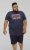 D555 DENNIS Official AC/DC Printed Crew Neck T-Shirt Navy Reno - Pólók - Nagyméretű pólók - 2XL-14XL