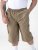 D555 Mason Cargo Shorts Sand - Rövidnadrág - Nagyméretű Rövidnadrág W40-W60