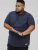 D555 FOXLEY Pique Reno Polo Navy - Pólóingek - Galléros Pólók 2XL-8XL - Pólóingek 2XL-8XL