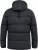 D555 DOMENIC Quilted Puffer Jacket With Half Micro Fleece Lining And Hood Black - Kabátok - Nagyméretű Kabátok - 2XL-8XL