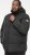 D555 DOMENIC Quilted Puffer Jacket With Half Micro Fleece Lining And Hood Black - Kabátok - Nagyméretű Kabátok - 2XL-8XL