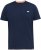 D555 SANDFORD Double Layer On Neck Ribs And Hem Waffle Textured T-Shirt Navy - Pólók - Nagyméretű pólók - 2XL-14XL