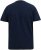 D555 SANDFORD Double Layer On Neck Ribs And Hem Waffle Textured T-Shirt Navy - Pólók - Nagyméretű pólók - 2XL-14XL