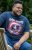 D555 ROGERS Official Captain America Printed T-Shirt Dark Navy - Pólók - Nagyméretű pólók - 2XL-14XL