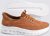 D555 Dartford 1 Kingsize Hands Free Shoes Pu & Faux Suede Top Tan - Férfi cipők 40-52 - 