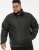 D555 Rudy Showerproof Fleece Lined Jacket With Packaway Hood - Black - Kabátok - Nagyméretű Kabátok - 2XL-8XL