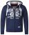 D555 Thurston Full Zip Hoodie Navy - Pulóverek & kapucnis pulóverek - Pulóverek & Kapucnis pulóver 2XL-12XL