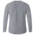 D555 Plato Long Sleeve T-shirt Grey - Pólók - Nagyméretű pólók - 2XL-14XL