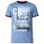 D555 Howie Fine Stripe T-shirt Blue - Pólók - Nagyméretű pólók - 2XL-14XL