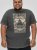 D555 HANLEY Official Pink Floyd Crew Neck T-Shirt Dark Grey - Pólók - Nagyméretű pólók - 2XL-14XL