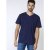 D555 Signature V-neck T-shirt Navy - Pólók - Nagyméretű pólók - 2XL-14XL