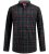 D555 Horsham Long Sleeve Shirt with Chest Pocket Burgundy/Black Check - Ingek - Ingek 2XL-10XL