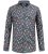D555 Wakefield Long Sleeve AOP Guitar Printed Shirt Grey - Ingek - Ingek 2XL-10XL
