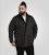D555 Harborough Quilted Jacket with Corduroy Collar Black - Kabátok - Nagyméretű Kabátok - 2XL-8XL