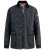 D555 Harborough Quilted Jacket with Corduroy Collar Black - Kabátok - Nagyméretű Kabátok - 2XL-8XL