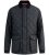 D555 Harborough Quilted Jacket with Corduroy Collar Black - Kabátok - Nagyméretű Kabátok - 2XL-8XL
