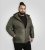 D555 Northfield Hybrid soft shell steppelt kapucnis dzseki khaki - Kabátok - Nagyméretű Kabátok - 2XL-8XL