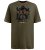 D555 Stockton Gorilla Playing Drums Crew Neck T-Shirt Khaki - Pólók - Nagyméretű pólók - 2XL-14XL