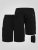 D555 Robinson 1 Fleece Cargo Rövidnadrág Gumis Derékkal Fekete - Melegítőnadrág & rövidnadrág - Melegítőnadrág & Melegítő Rövidnadrág 2XL-12XL