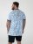 D555 Shoreham AO Póló Venice Beach Nyomattal Kék - Pólók - Nagyméretű pólók - 2XL-14XL