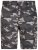 D555 Chadwick Shorts Green Camo - Rövidnadrág - Nagyméretű Rövidnadrág W40-W60