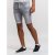 D555 Griffin Denim Shorts Grey - Rövidnadrág - Nagyméretű Rövidnadrág W40-W60