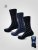 D555 Harold 3 Extra Wide Comfort Fit Socks 3-pack Navy/Denim - Alsónemű & strandruhák - Nagyméretű Alsónemű 2XL-8XL