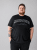 Jack & Jones CALEB VARSITY O-Neck T-Shirt Black - Pólók - Nagyméretű pólók - 2XL-14XL