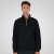 Double Outfitters MTOP-1163 Félcipzáras pulóver Fekete - Pulóverek & kapucnis pulóverek - Pulóverek & Kapucnis pulóver 2XL-12XL