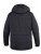 D555 Lonsdale Parka Style Jacket With Embroidery Patch On Sleeve Black - Kabátok - Nagyméretű Kabátok - 2XL-8XL