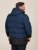 D555 Hank Ripstop Contrast Panelled Padded Hooded Jacket Tengerészkék - Kabátok - Nagyméretű Kabátok - 2XL-8XL