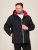 D555 Jamie Soft Shell Detachable Hood Padded Jacket Fekete - Kabátok - Nagyméretű Kabátok - 2XL-8XL