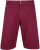 Kam Jeans 385 Shorts Burgundy - Rövidnadrág - Nagyméretű Rövidnadrág W40-W60