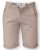 D555 COLTEN Stretch Cotton Chino Short Beige - Rövidnadrág - Nagyméretű Rövidnadrág W40-W60