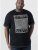 D555 OAKLEY LA Geometric Print Crew Neck T-Shirt Black - Pólók - Nagyméretű pólók - 2XL-14XL
