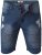 D555 Rodrigo Stretch Biker Style Shorts - Rövidnadrág - Nagyméretű Rövidnadrág W40-W60