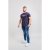 D555 Davis T-shirt Navy - Pólók - Nagyméretű pólók - 2XL-14XL