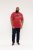 D555 Brisbane Santa Monica Route 66 Printed T-Shirt Red - Pólók - Nagyméretű pólók - 2XL-14XL
