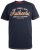 D555 Jasper Authentic Printed T-shirt Navy - Pólók - Nagyméretű pólók - 2XL-14XL