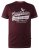 D555 Wharf California Eagle Printed T-Shirt Burgundy - Pólók - Nagyméretű pólók - 2XL-14XL