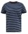 D555 Beamont Jacquard Stripe T-Shirt - Pólók - Nagyméretű pólók - 2XL-14XL