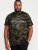 D555 Sullivan Ao Camo T-Shirt With Chest Print - Pólók - Nagyméretű pólók - 2XL-14XL