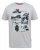 D555 Trafford Bike Photo Printed T-Shirt White - Pólók - Nagyméretű pólók - 2XL-14XL